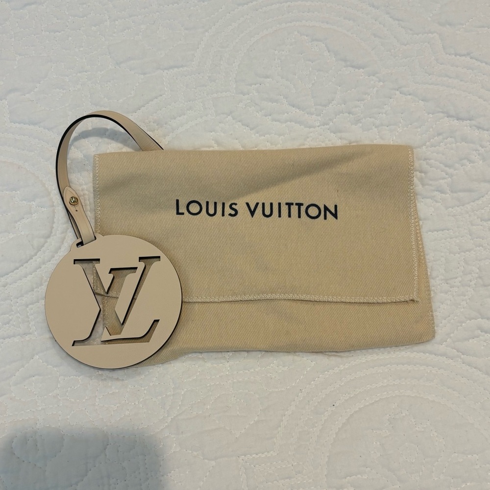 Authentic Louis Vuitton Leather Bag Charm